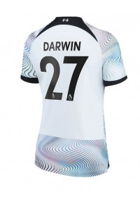 Fotbalové Dres Liverpool Darwin Nunez #27 Dámské Venkovní Oblečení 2022-23 Krátký Rukáv